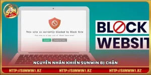 Các lý do phổ biến khiến Sunwin bị chặn 